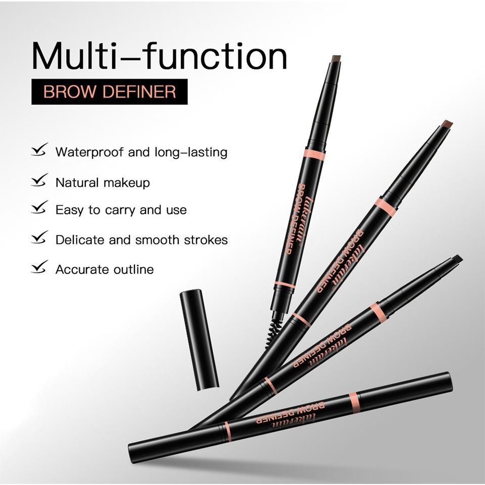 Lakerain  Waterproof and Sweat-proof Eyebrow Pencil, Rotating Eyebrow Pencil, Non-faint and Non-fading Wild Eyebrow Pencil