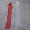 70Cm Sheer Tulle Gloves Ultra Thin Gloves Elbow Long Gloves Po Shooting