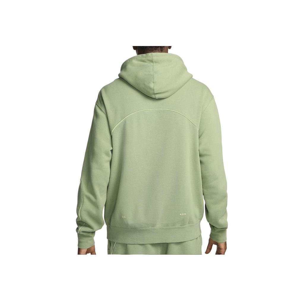 Nike Толстовка с капюшоном X NOCTA NRG из флиса CS (Азия) Уличная одежда унисекс цвета масляного зеленого/светло-жидкого лайма FN7660-386