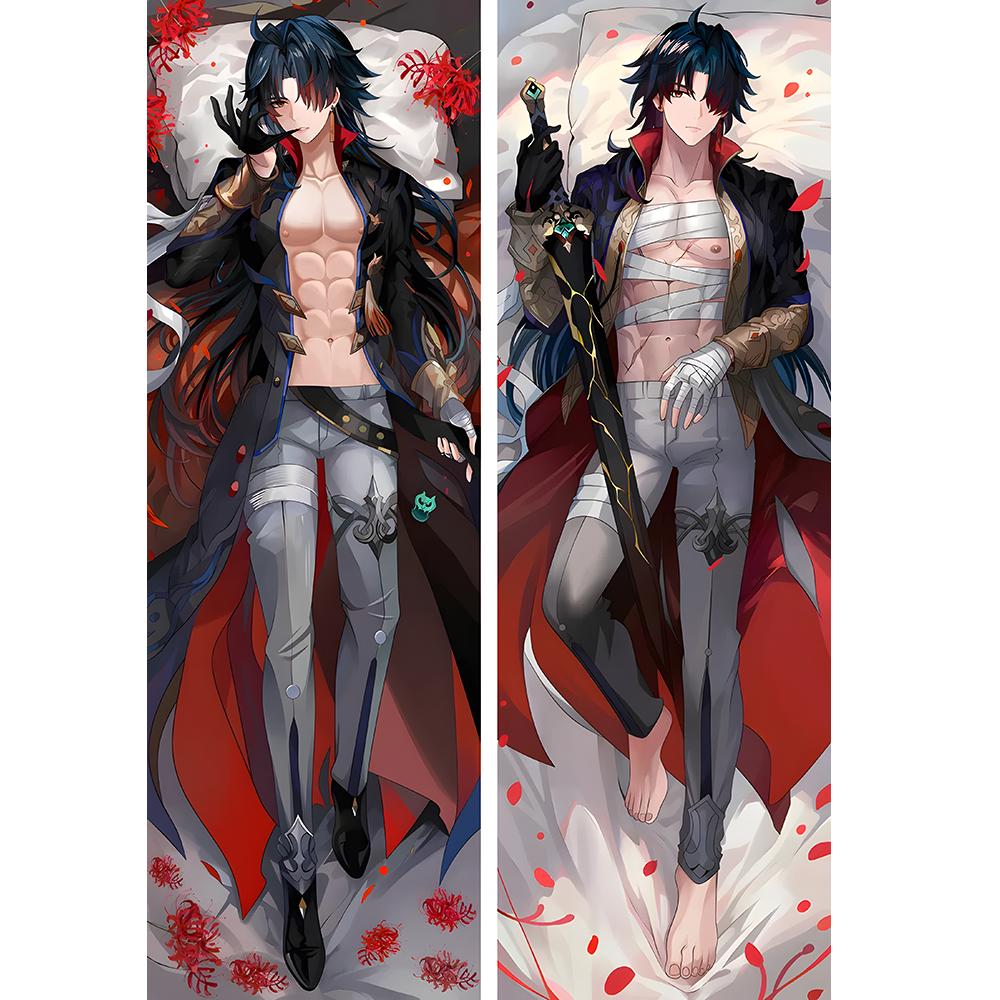 Игра Honkai Star Rail Blade Hugging Body Pillowcase Косплей Реквизит Dakimakura Men Blade Throw Подушка Чехол для подушки Подарки отаку