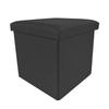 Folding Square Storage Ottoman Pouf 38x38x38cm | Nyana Home | Large Storage | Ottoman Style | Durable Polyester