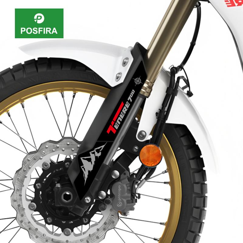 POSFIRA Motorcycle Front Fender Stickers Vinyl Decal for Yamaha Tenere 700 Tenere700 World Raid 2026 2025 2019-2024 Accessories