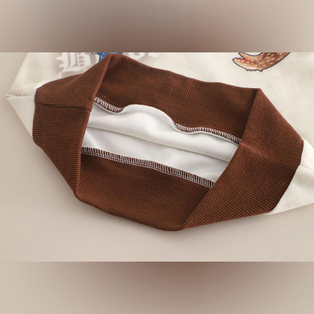 Детский повседневный комплект с длинным рукавом, удобные наряды для повседневной носки