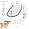 Home PC Transparent Pet Flapping Door Replacement Universal Living Room Bedroom Animal Lockable Doors Gate Pets Supplies