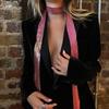 Glittering Sequin Scarf Aesthetic Bling Neckerchief Lightweight Slender Scarf  Party
