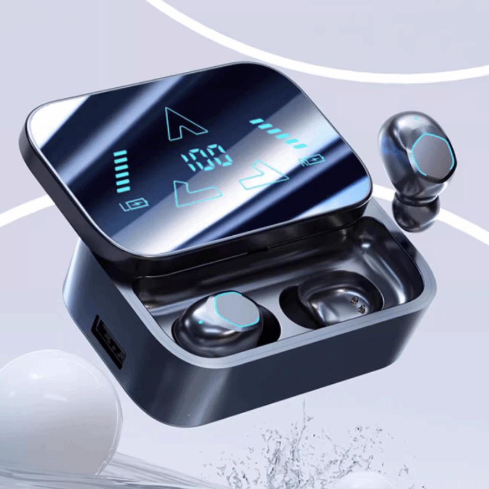 LED Display Wireless Bluetooth Earphones Low Latency Bluetooth Headphone Listening Music