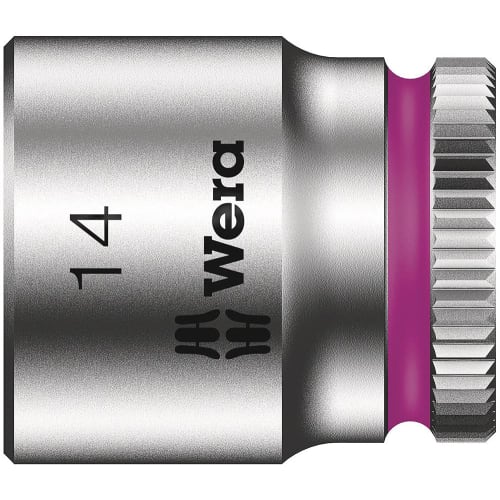 Wera Zyklop Ratchet Socket, 1/4" (14.0mm), 003513