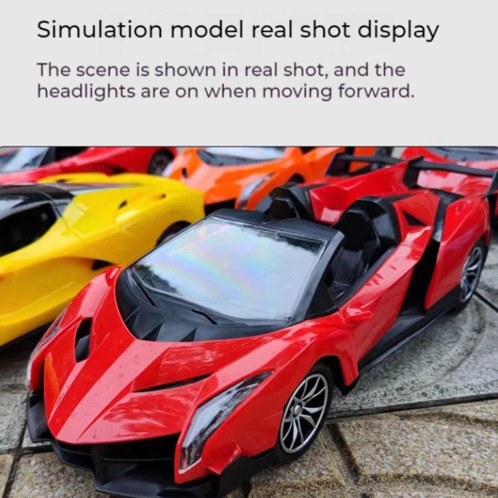 LED Light Drift RC Car Steering Wheel Remote Electric Toy High Speed Car Sports Car