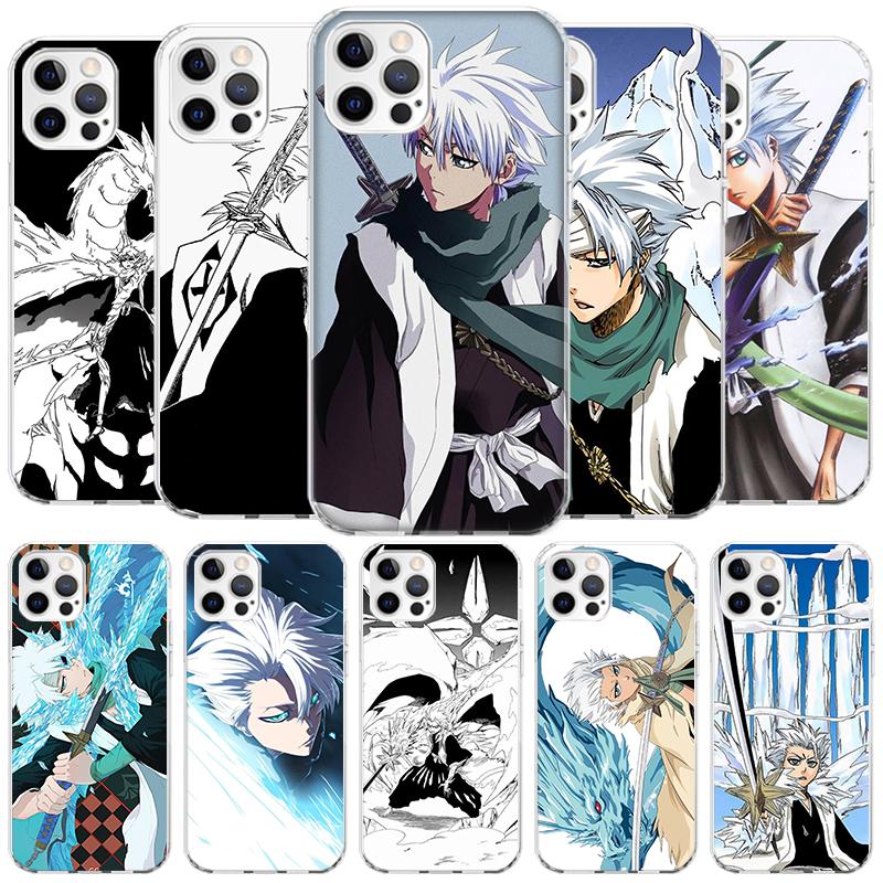 Bleach Hitsugaya Toushirou Cover Phone Case For iPhone 16 17 Air 15 14 Pro Max 16E Phone Case 13 Mini 12 11 7 SE 8 Print Pattern