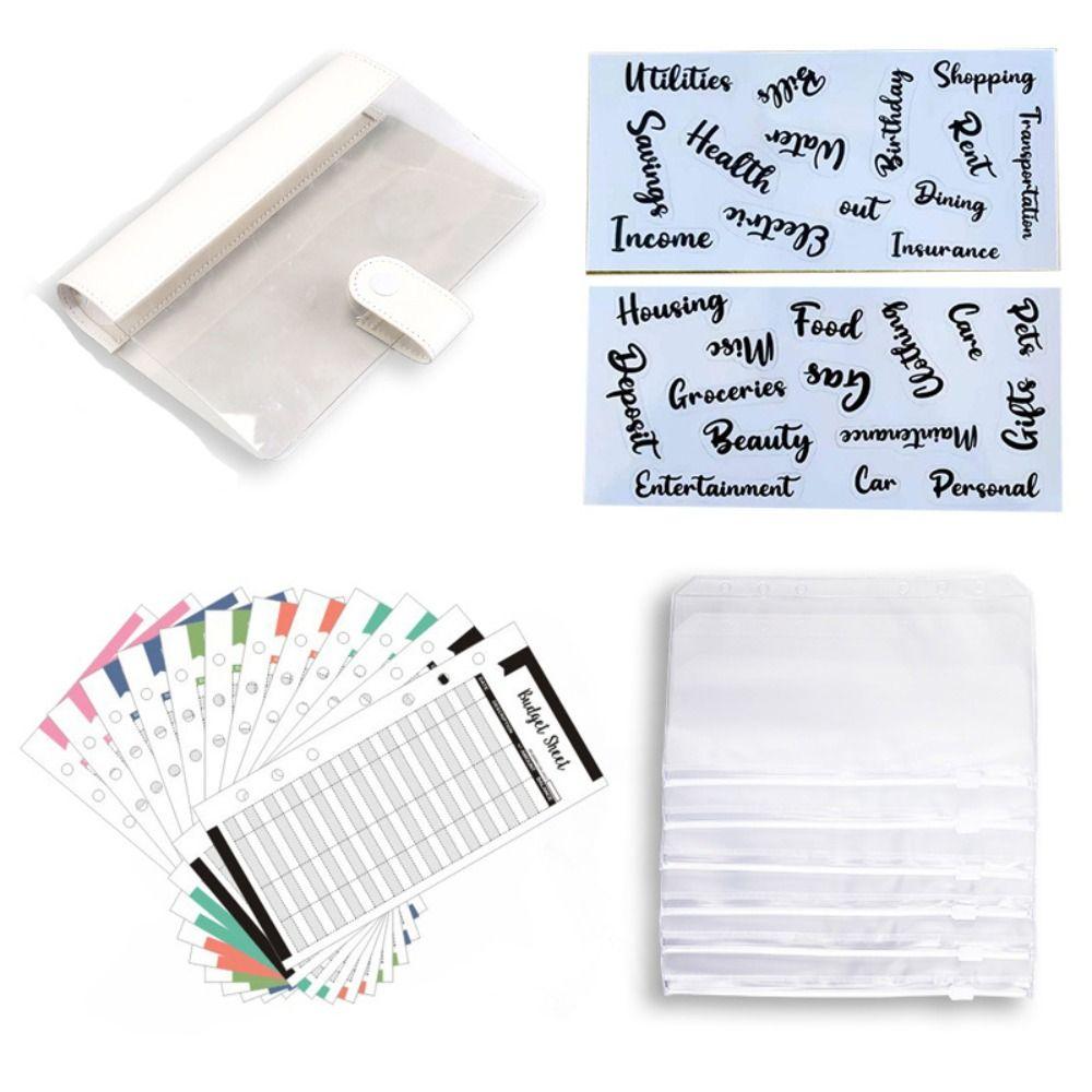 Portable Loose Leaf Notebook Ring Binder Loose-leaf Refill Notebook Children