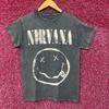 Футболка Nirvana Nevermind Tour Art Dead Eye Smiley Grunge Band Tee S