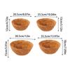Natural Coconut Fiber Liners Thick Coconut Liners For Garden Planters Round Hanging Basket Planting Liners Replacement Liners