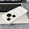 Чехол для Huawei Pura 80 Pro Pura 70 Pro+ Pura70 Чехол Модный Для MagSafe Магнитный Матовый ПК Ощущение Кожи Блокировка Цвета Чехол для Телефона