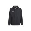 Entrada 22 Varied-Weather Performance Soccer Training Hooded Jacket Men Outerwear Black IK4010