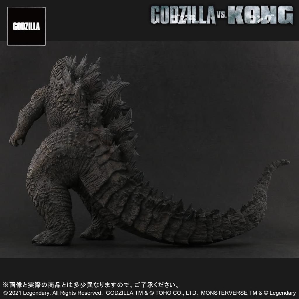GARAGE TOY Toho Daikaiju Series ГОДЗИЛЛА ИЗ GODZILLA KONG 2021 Высота 260 мм Общая длина 390 мм Готовая фигурка из окрашенного ПВХ X-Plus VS. ок.