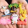 1Pcs Silicone Cartoon Animal Fridge Magnets Whiteboard Sticker Refrigerator Magnets Home Decoration