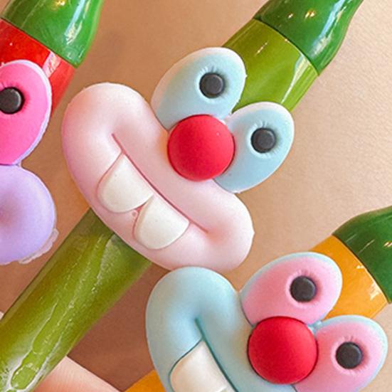 Милая гелевая ручка детская мультяшная шариковая ручка в форме перчика для офиса