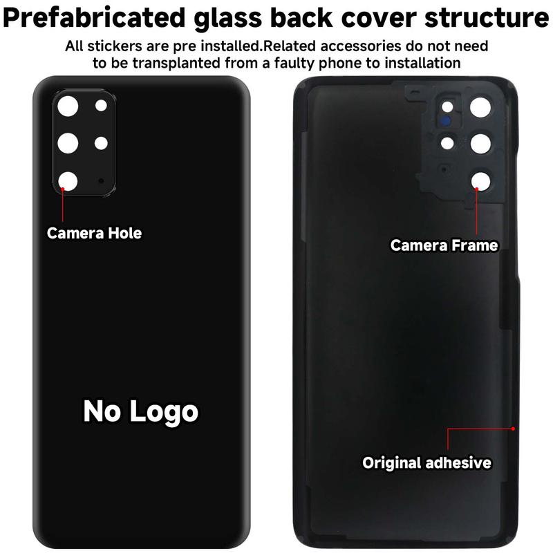 For SAMSUNG S20 Plus Battery Back Cover Glass Panel Rear  Housing Case Camera Lens Replace