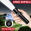 Супер 4000LM XHP50 светодиодный фонарик, сверхмощная вспышка, USB аккумуляторная лампа, фонарь для кемпинга, магнит, рабочая лампа