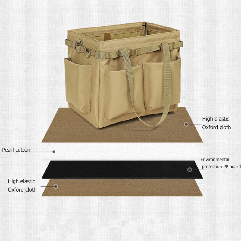 Сумка для переноски на открытом воздухе, сумка для переноски из ткани Оксфорд большой емкости, палатка, набор инструментов для хранения гвоздей, сумка для пикника