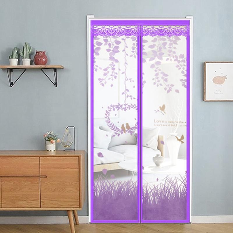 Летняя магнитная сетка против комаров, насекомых, мух, насекомых, занавеска с автоматическим закрытием, дверная ширма, кухонная занавеска, Прямая доставка