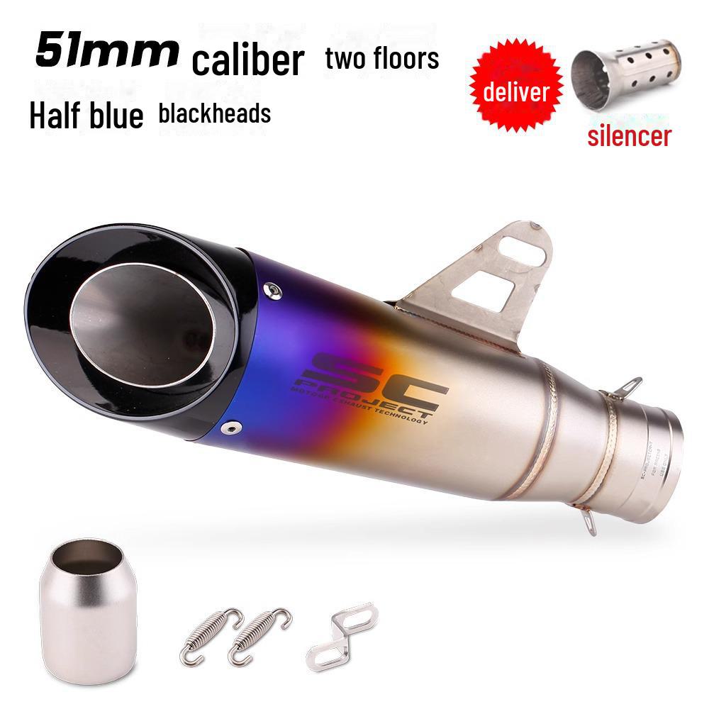 Ninja Z250/300/400 MT0709 R25/R3/R6 Street SC 2/3-Layer Motorcycle Exhaust Pipe