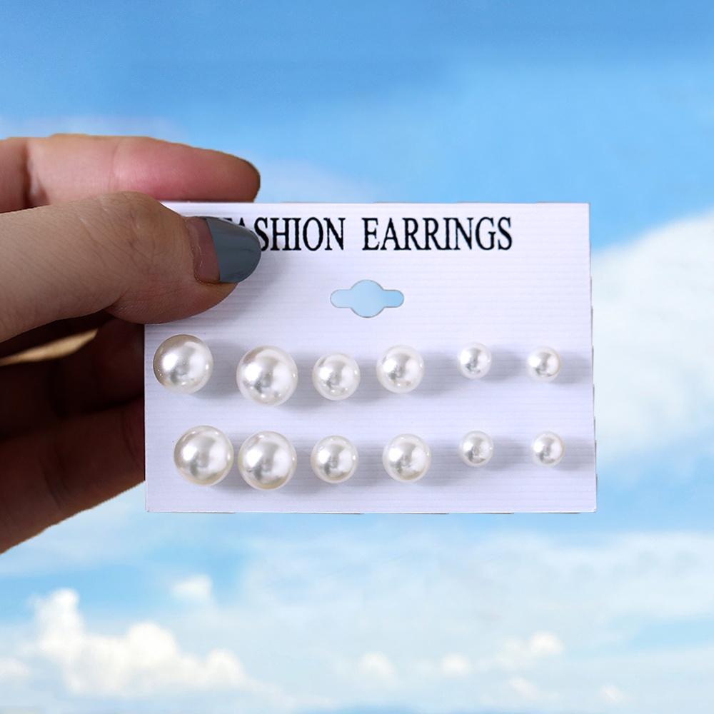 iF ME Модный комплект жемчужных серег, женские роскошные серьги-гвоздики с бабочкой и сердцем, золотые серьги-гвоздики из смолы, серьги-кольца, ювелирные аксессуары