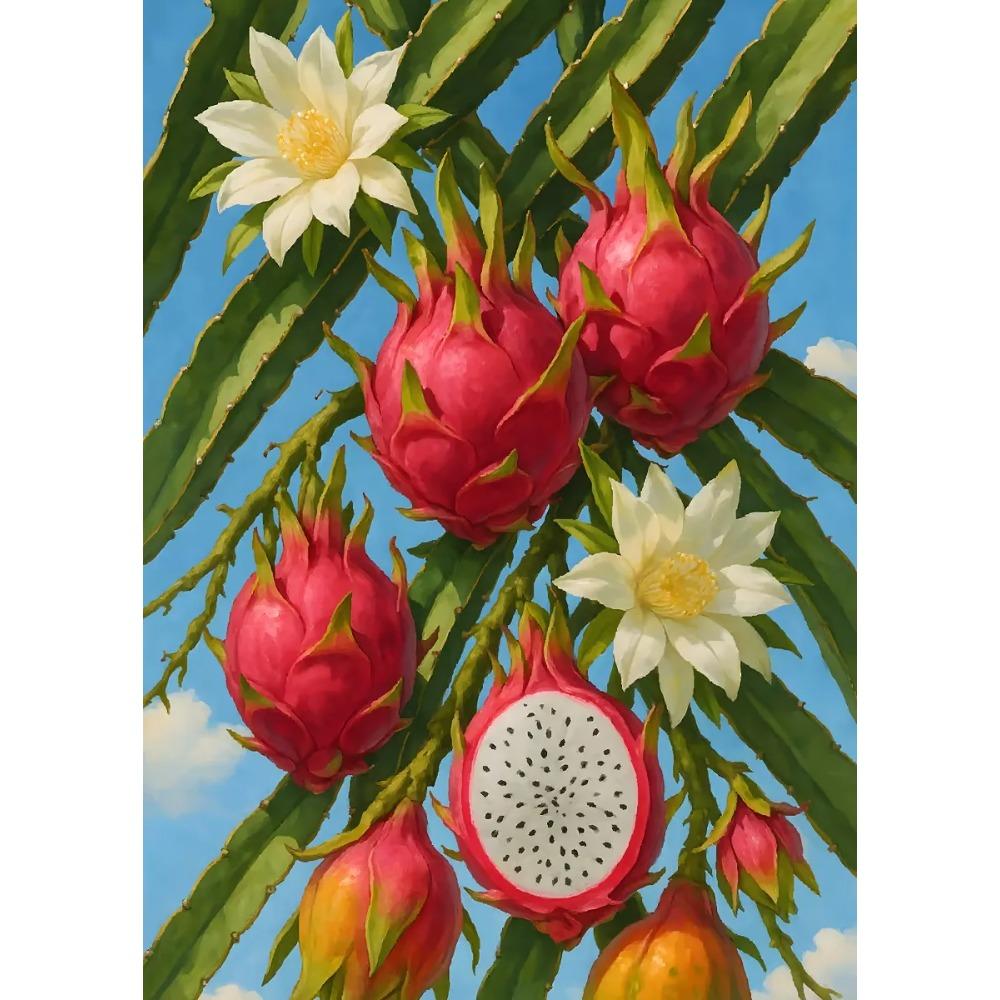 Fruit Orchard Posters Olive Branch Peach Tree Ripe Kiwi Fruit Modern Prints Canvas Painting Wall Picture Home Living Room Decor