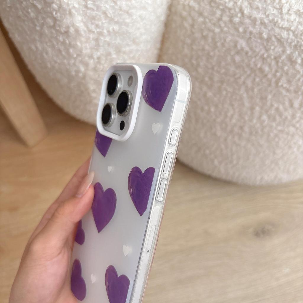 Чехол для iPhone 15/14/13 в форме сердца, масляная живопись - Мягкий, подходит для 17 Pro Max, Хит продаж для женщин