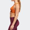 adidas Спортивный бюстгальтер для высокоинтенсивных фитнес-тренировок, женское нижнее белье, цвет хаки-коричневый, EA3388