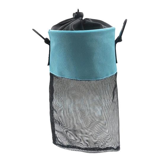 Сетчатый держатель для мешка с прищепками с затягивающимся шнурком, дышащий, влагостойкий, органайзер для хранения прищепок большой вместимости