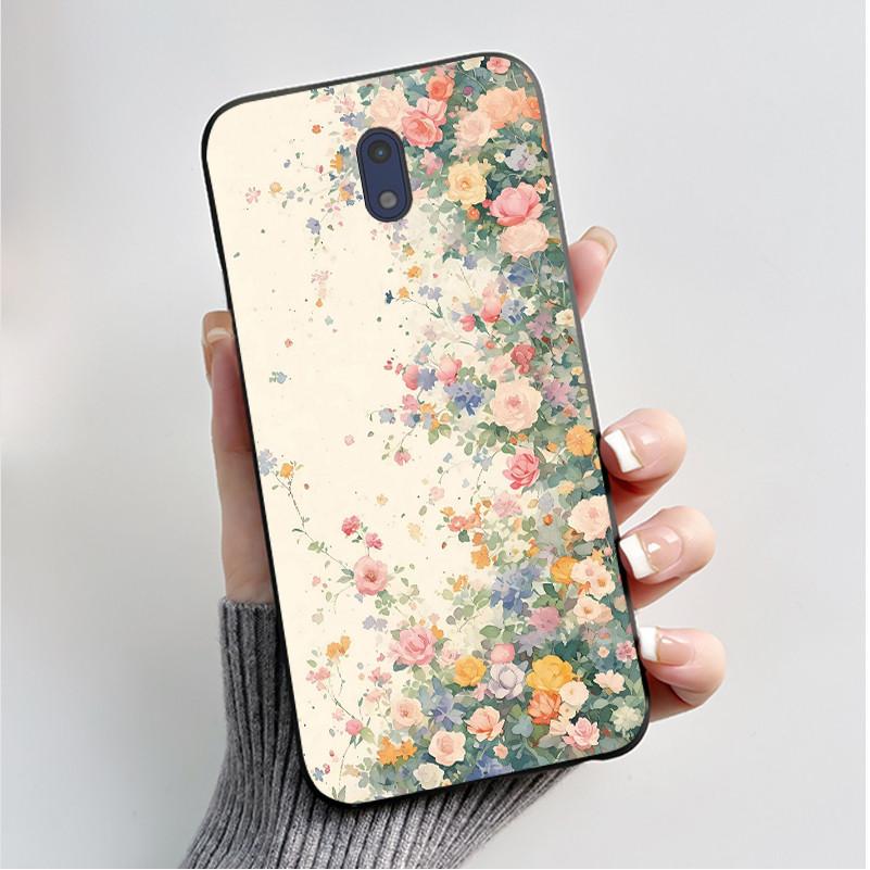 For Nokia 3 Case For Nokia 3.1 Phone Case Luxury Fashion Butterfly Flowers Soft Slim Black Silicone Back Cover for Nokia3 Casing