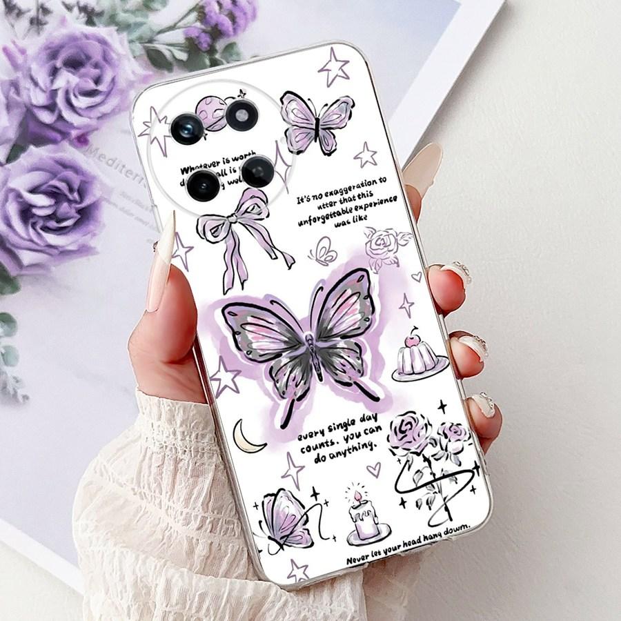 Чехол для Realme 11 4G Мягкий Новый Дизайн Мультяшный Силиконовый Чехол для Realme11 4G Capa Realme11 4G Мягкий Корпус Телефон Funda 6.4''