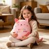 Cat Cow Plush Toy Soft Stuffed Animal Skin-Friendly Cuddle Cushion for Kids Adults Birthday Gift for Girls Boys