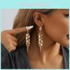 Elegant 2023 Fashion Trend Creative Geometric Alloy Earrings For Women