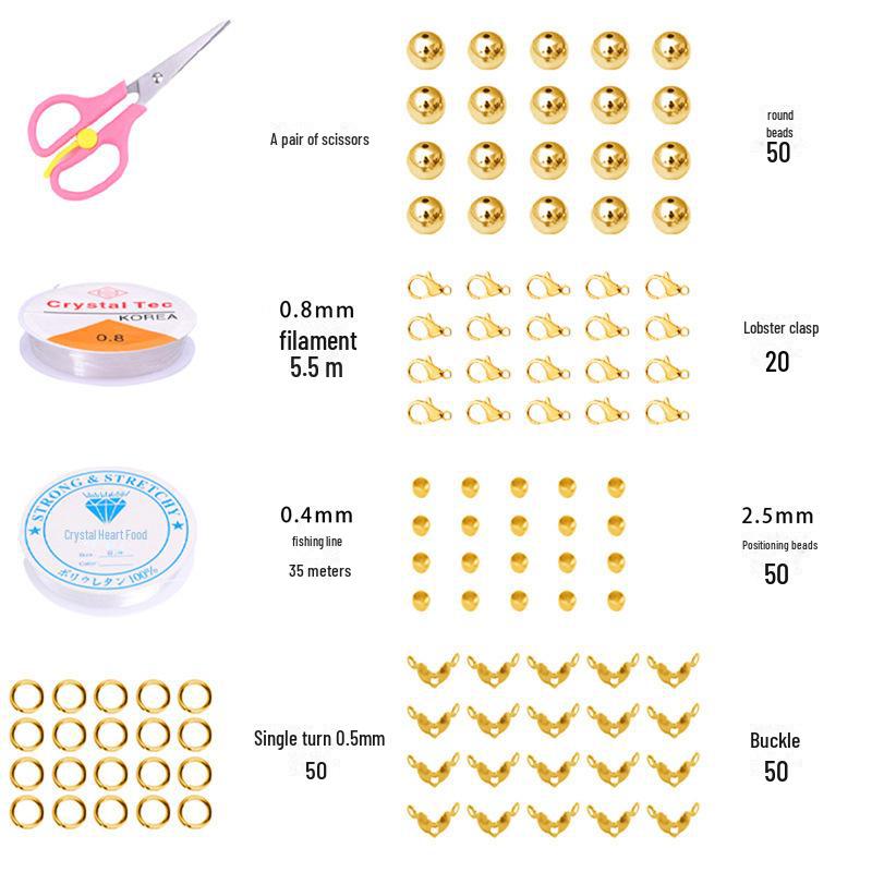 8 мм стеклянные желейные двойные круглые бусины набор для браслетов своими руками ювелирные аксессуары