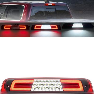 Светодиодный 3-й стоп-сигнал RAM 1500 Для      2024 2025 RAM 1500 Rebel HFE Laramie Красный плафон Третий центральный стоп-сигнал на крыше Белый светодиод Задний центральный