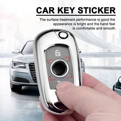 14-мм наклейки-значки для брелока автомобиля Lexus DACIA Suzuki Land Rover Mazda MG Opel Nissan Saab Mitsubishi Ssangyong