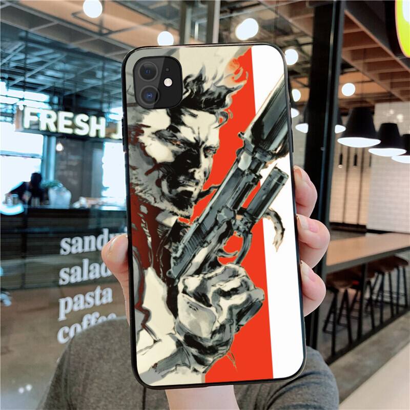 Чехол для телефона Game Metal Gear для iPhone 12 pro max mini 11 pro XS MAX 8 7 6 6S Plus X 5S SE 2020 XR