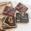 2024 New Retro Style Soft Temperament Imitation Cashmere Scarf Long Thick Warm Shawl Dual-use Fashion Cape