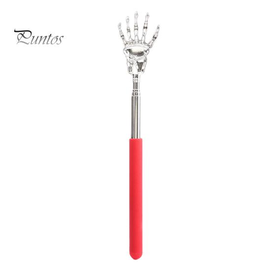 Выдвижной скребок для спины с призраком из нержавеющей стали, портативный телескопический массажер с когтями, забавный подарок для пожилых людей, пап, мужчин, женщин