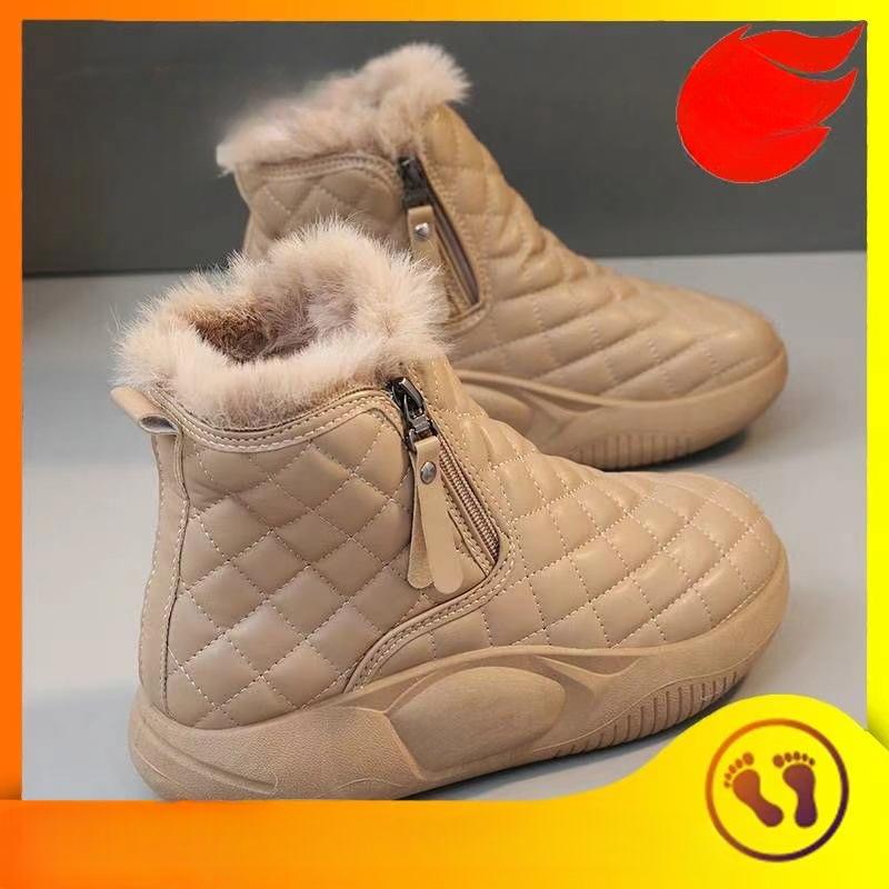Botas Mujer Girl Shoes Platform Winter Boots Cotton Plush Shoes for Women Designer Antiskid Sneakers Soft Sole Warm Snow Boots