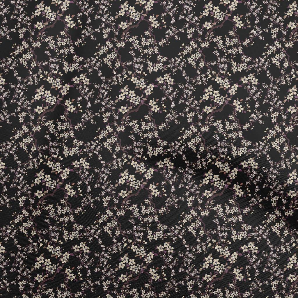 oneOone Ткань Cotton Flex Dark Magenta с цветочным рисунком, швейная ткань по ярдам, напечатанная своими руками, швейные принадлежности 40 дюймов