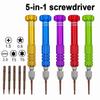 5 In 1 Multi-Function Screwdriver Set Glasses Mobile Phone Watch Disassembly Tool Notebook Repair Tools S2 Screwdriver Bit