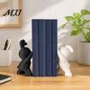 Матовые Черно-Белые Подставки для Книг 2 ШТ. Кролик Стойки для Книг, 3D Печатный Кролик Минималистичные Органайзеры для Стола Заглушки, для Домашнего Офиса Библиотеки Учебного Кабинета