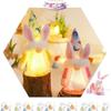 Новая светодиодная светящаяся кукла-украшение на Пасху, розовая любовь, нетканая светящаяся кукла без лица, подарок на Пасху, 1 шт.