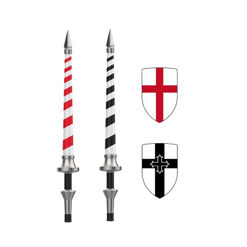 Средневековый Рим Щит Военные Строительные Блоки Фигурка Римского Солдата Воина Рыцаря Лучник Фартук Плащ Аксессуары Кирпичная Игрушка Подарок