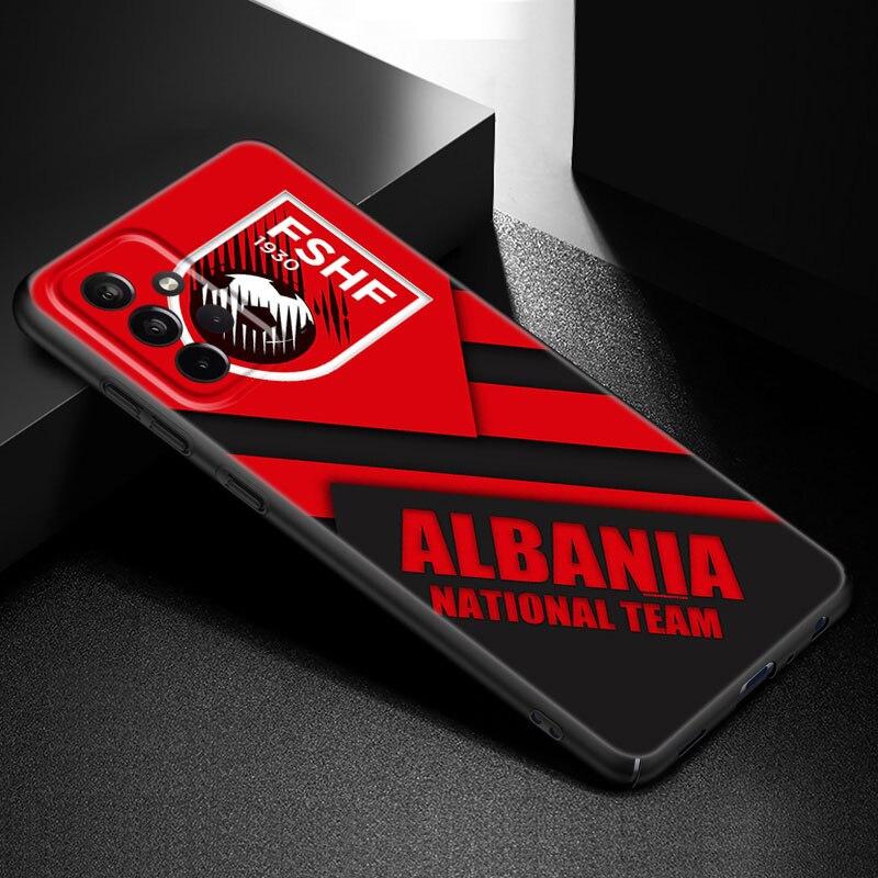 Чехол для телефона с символом флага Албании для Samsung Galaxy A21 A30 A50 A52 S A13 A22 A32 A33 A53 A73 5G A11 A12 A31 A51 A70 A71 A72
