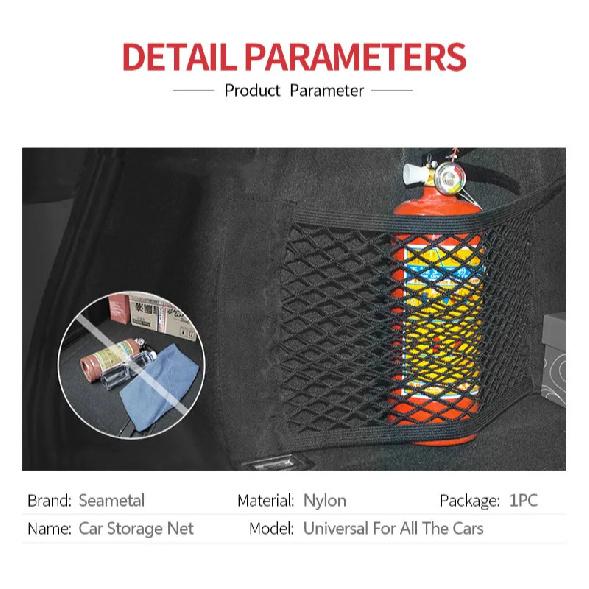Car Trunk Box Storage Bag Net sticker For Accessories Peugeot 307 308 407 206 207 3008 406 208 2008 508 408 306 301 106 107 607