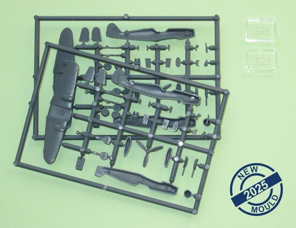 Mark I Plastic Model Kit MKM 144074N 1/144 Bf109K-4 "Kurfürst" (2 kits) (Airplane)